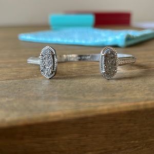 Kendra Scott Elton bracelet in platinum drusy